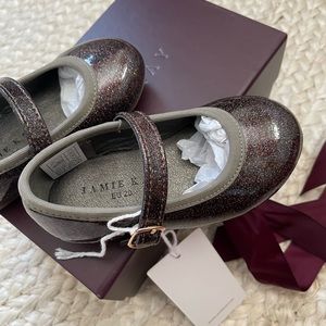 Jamie Kay Glittery Kids Mary Jane Shoes - Black